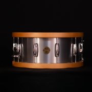 Gretsch 14" x 6.5" Full Range Aluminum Snare Drum with Wood Hoops