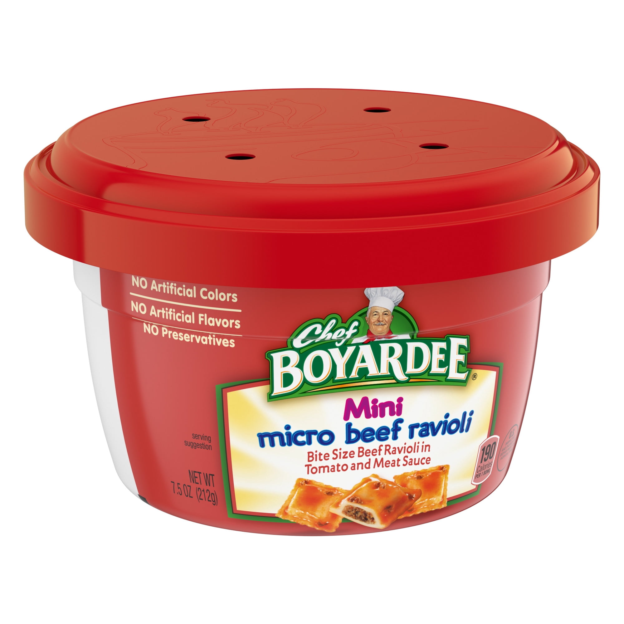Chef Boyardee Micro Beef Ravioli in Tomato and Meat Sauce