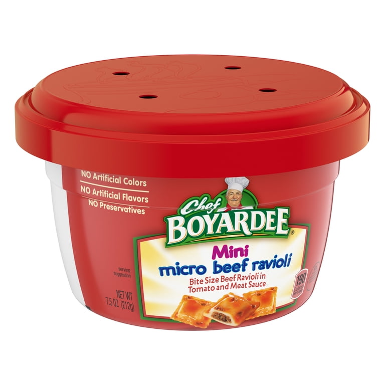 Chef Boyardee Micro Beef Ravioli in Tomato and Meat Sauce
