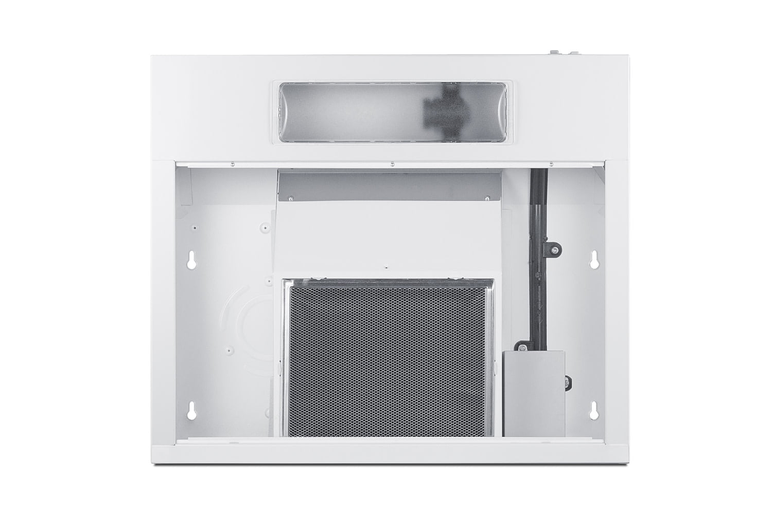 Summit 24" Under Cabinet Convertible Range Hood - Black