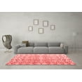 thumbnail image 3 of Ahgly Company Indoor Rectangle Abstract Red Modern Area Rugs, 5' x 8', 3 of 4