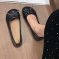 thumbnail image 7 of oqasdz Women Casual Shoes Elegant Bow Knot Detail Flat Dressy Shoes for Comfort Everyday Slip On Low Cut Ballet Shoes Trendy Outdoor Summer, 7 of 7