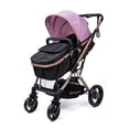 thumbnail image 4 of Bebesit Travel System Vox Gris Rose Gold | Cochecito 3 en 1 con Modo Moisés y Paseo | Silla de Auto Reversible de 0 a 13 Kg | Capota UV+50 | Ruedas Todo Terreno | Compacto y Ligero, 4 of 14