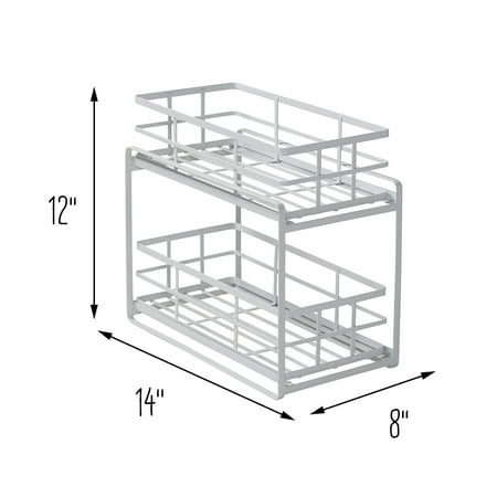 Honey-Can-Do - Kitchen Countertop Organizer with Drawers - White