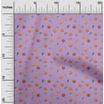 thumbnail image 1 of oneOone Cotton Poplin Fabric Leaves & Orange Fruit Decor Fabric Printed BTY 42 Inch Wide, 1 of 4