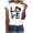 White, variant on Fesfesfes Casual Tank Womens Work Tops Girls Short Sleeve Out Blouse Funny Print Shirt T-Shirt Tops Tshirts 14(XXXL)