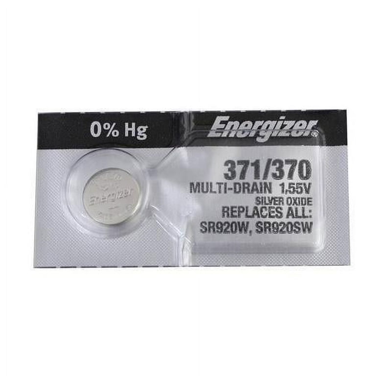 5 Pcs Energizer 370 371 Watch Battery SR920W SR920SW Button Battery