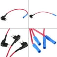 thumbnail image 4 of CUITING 5 Pcs Adaptateurs de Robinet de Fusible de Circuit Auto Lame Support de Fusible pour Utilisation Facile et Sécurisée Mini Type, 4 of 7