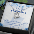 thumbnail image 2 of To My Daughter Bonus Daughter Forever Necklace w Message Card, 2 of 20
