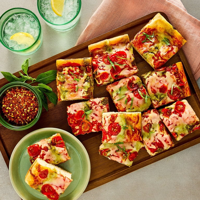 Marketside Sicilian-Style Focaccia Pesto Pizza, - Walmart.com