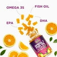 Omega 3 Fish Oil Gummies, Extra Strength Omega Fish Oil Supplement