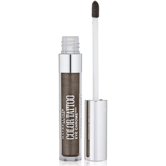 Maybelline Color Tattoo Eye Chrome Eyeshadow, Fool's Gold 0.11 oz (Pack of 2)