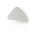 thumbnail image 3 of Pangea Home Hal Modern Lacquer Wood & Powder Coated Accent Table in White, 3 of 7