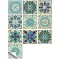thumbnail image 2 of 10 Pcs Ceramic Tiles Stickers Tiles Stickers Bathroom Tile Stickers Wall Stickers for Kitchen Wall Bathroom, 2 of 6