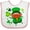 White and Pink, variant on Inktastic Cute Leprechaun for St. Patrick's Day Boys or Girls Baby Bib