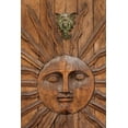 thumbnail image 2 of Paulson, Don 17x24 White Modern Wood Framed Museum Art Print Titled - Mexico Sun carving on doorway, 2 of 4