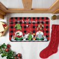 thumbnail image 2 of Christmas Themed Rug Polyester Fiber Design 60x40cm Festive Warmth Holiday Season Carpet, 2 of 7