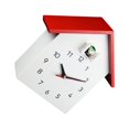 thumbnail image 2 of MesaSe l'Horloge à Coucou Est Magnifiquement Décorée à l'Extérieur Rouge, 2 of 3