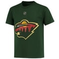 thumbnail image 2 of Youth Kirill Kaprizov Green Minnesota Wild Player Name & Number T-Shirt, 2 of 3