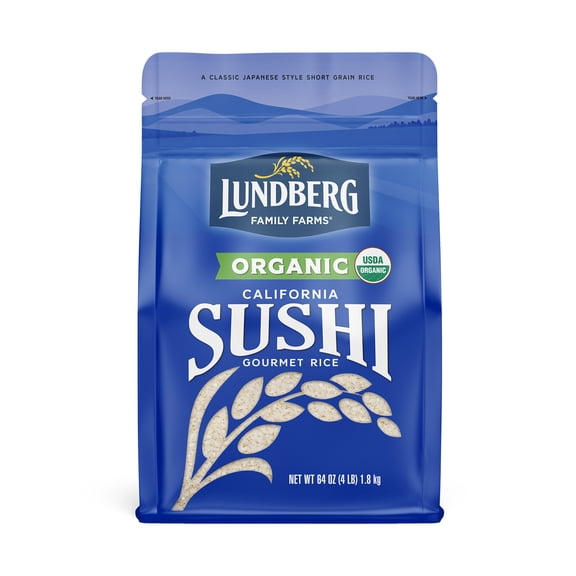 Lundberg Family Farms Sushi White Rice 64 oz