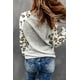 thumbnail image 1 of ABPHQTO Top gris con mangas raglán y estampado de leopardo Merry Christmas para mujer, 1 of 5