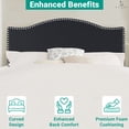 thumbnail image 6 of Catalina Queen Headboard-Finish:Black,Size:Queen, 6 of 10