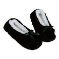 thumbnail image 5 of Dakaela Women's Ballerina Slippers Fuzzy Plush Winter House Shoes Closed Back Indoor Outdoor Slip on Slides with a Satin Bow, 5 of 8