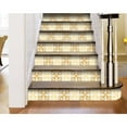 thumbnail image 2 of HomeRoots 399841 5 x 5 in. Golden Yellow Retro Peel & Stick Removable Tiles, 2 of 9