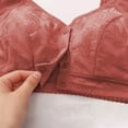 thumbnail image 3 of Front Closure Bras for Older Women Wireless Pullover Push up Bras Front Snap Bras for Senior Padded Bralette, 3 of 5