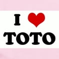 thumbnail image 2 of CafePress - I Love TOTO Infant Bodysuit - Baby Light Bodysuit, Size Newborn - 24 Months, 2 of 4