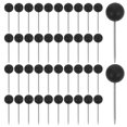 thumbnail image 1 of COOPHYA 200pcs Bulletin Board Attachment Decorative Push Pins Black Stainless Steel For DIY Projects, 1 of 8