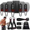 thumbnail image 1 of Juego de bandas de resistencia HPYGN de 200 libras para entrenamiento, fitness y yoga, 1 of 8