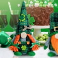thumbnail image 6 of Vadktai St. Patricks Day Gnome Plush Doll Handmade Irish Elf Home Ornaments Tabletop Green Leprechaun Clover Figurines Gifts Decor, 6 of 6
