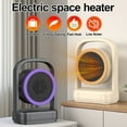thumbnail image 6 of Portable Personal Space Heater 500W - Compact for Desk, Bedroom & Office, Dual Modes, Safe, 6 of 12