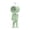 Green, variant on Posable Robot LED Night Light Magnetic Mini Desk Lamp Multi Joint Adjustable Figure Phone Stand Battery Powered Bedside Ambient Decor Light
