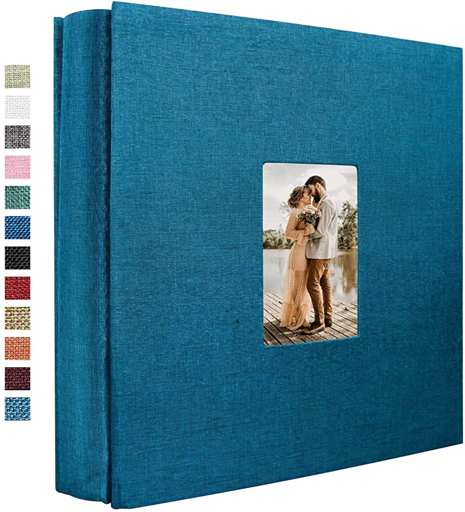 Qucyy Photo Album 300 Pockets for 4x6 Photos Fabric Cover Photo Books