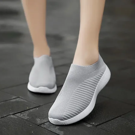 

Women‘s Casual Shoes Lightweight Breathable Flying Woven Socks Shoes