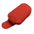 thumbnail image 3 of Clip para gafas de sol para visera de coche, soporte premium para gafas de coche para adultos y mujeres Rojo, 3 of 9