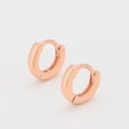 thumbnail image 4 of Arracadas Huggies Minis 0.9 cm Oro Rosa Lam 18k Para Niña, 4 of 7