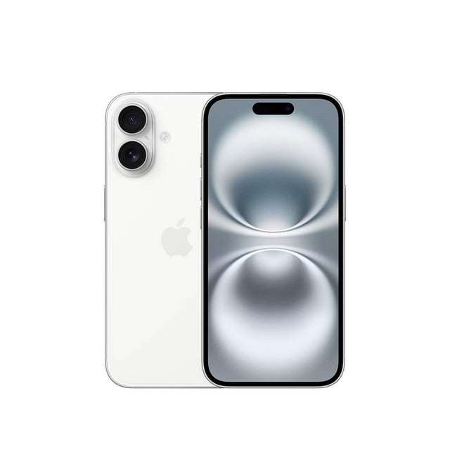 Smartphone Apple iPhone 16 de 128 GB Blanco AT&T