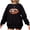 Black Sweatshirt, variant on Glitter Football Sweatshirt for Women and Teens Cute Girly Football Season Game Day Pullover White Sweatshirt Adult X-Large