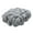 Light Grey, variant on Cheers.US Soft Knot Pillows, Square Throw Pillow Cushion Home Decoration Plush Pillow, Throw Knotted Pillow Handmade Plush Pillow