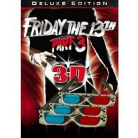 3D Glasses - 3 PAIRS - Original (not knock offs) Friday the 13th Part 3, 3D Glasses - 3 PAIRS for viewing the Blu-ray or DVD at home of Friday the 13th. By 3Dstereo Glasses