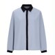 thumbnail image 3 of Tops de Manga Larga de las Mujeres Botón Casual Patchwork Up Turndown Collar Blusa Top de Moda de las Mujeres Tops de Manga Larga, 3 of 7