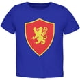 thumbnail image 1 of Halloween Knight Shield Costume Rampant Lion Toddler T Shirt, 1 of 1