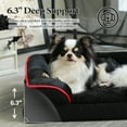thumbnail image 4 of PAWZ Road Orthopedic Dog Bed Removable Washable Cover Non-Slip Bottom Dog Sofa Bed, S-XL, Black, 4 of 17