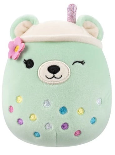 Squishmallows 2025 Easter Squad A - Set of 6 (Latte Cow, Latte Bunny, Latte Donkey, Boba Bear, Cupcake Lamb, Chocolate Egg Chicken)