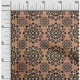 thumbnail image 2 of oneOone Rayon Rose Brown Fabric Asian Block Mandala Fabric For Sewing Printed Craft Fabric By The Yard 56 Inch Wide, 2 of 4