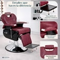 thumbnail image 3 of Sillon Barbero Peluqueria Silla Barberia Estetica Rudo, 3 of 9