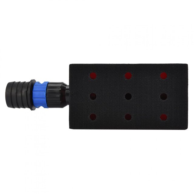 Bloque De Esponja De Lijado Manual Para Extracción De Polvo, Libre De Polvo, 125x70mm, Operación Cómoda A Largo Plazo, Pulido De Madera, Rojo, 1 Ud.